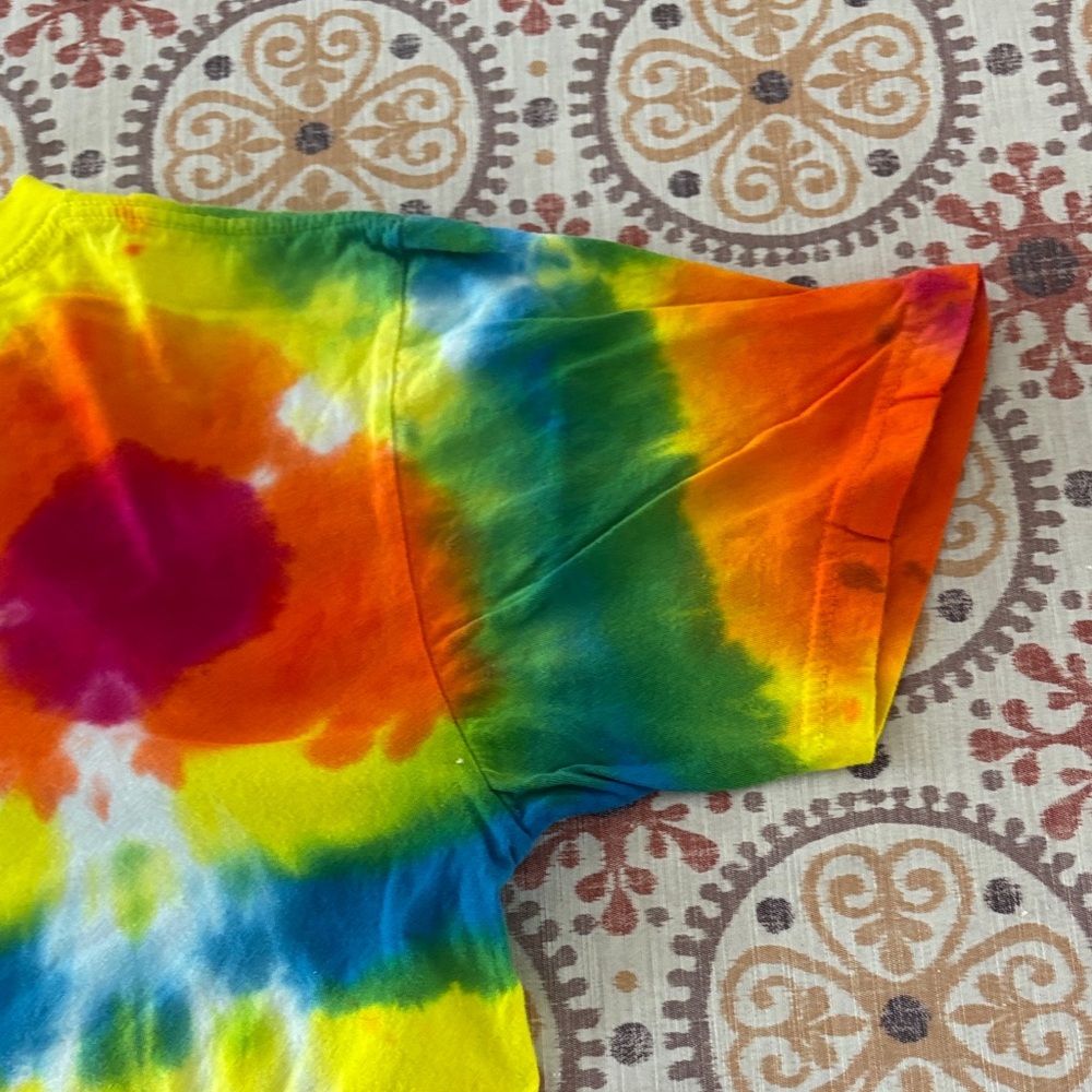 American Apparel Ladies/Men’s Multicolor Tie-Dye Short Sleeve Tee-M - Picture 5 of 6